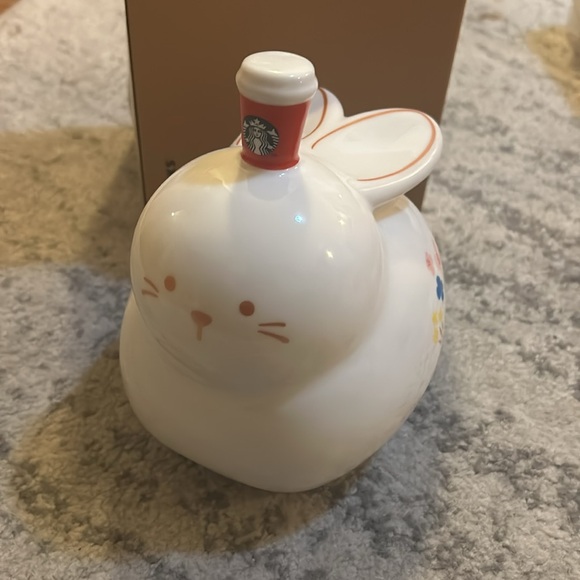 Starbucks Rabbit Bunny Coin Bank Ceramic 2023 Lunar New Year